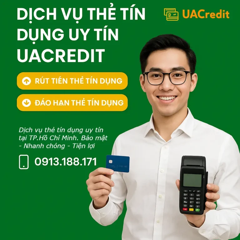 Dịch vụ thẻ tín dụng UACredit | Rút tiền thẻ tín dụng & Đáo hạn thẻ tín dụng - UA Credit | Dịch vụ rút tiền thẻ tín dụng - Đáo hạn thẻ tín dụng uy tín tại TPHCM